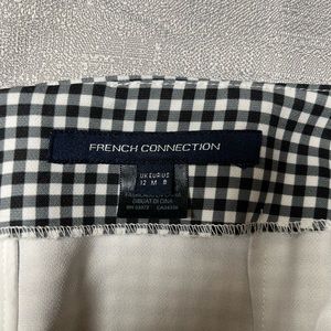 CHECKERED FRENCH CONNECTION SIZE 8 DRESS